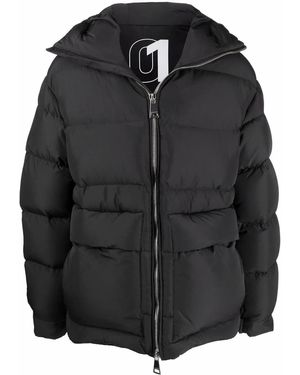 Khrisjoy Feather Down Rear-Logo Parka - Black