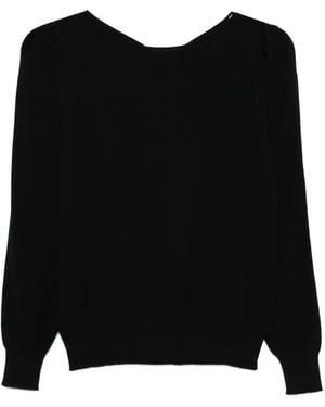 Twinset Haut À Manches Longues - Black