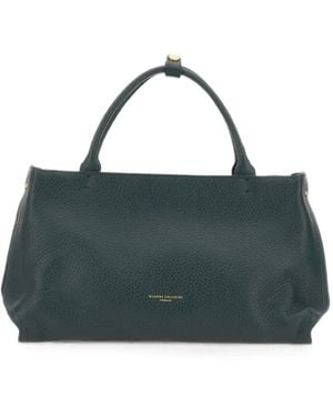 Gianni Chiarini Amal Hammered Leather Tote Bag - Green