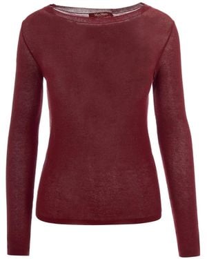 Max Mara Jersey De Punto Fino - Rojo