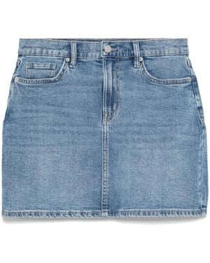 DKNY High-Rise Mini Skirt - Blue