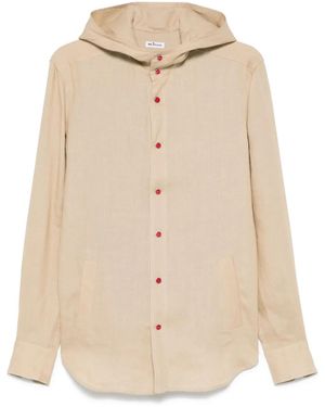 Kiton Camicia Con Cappuccio - Neutro