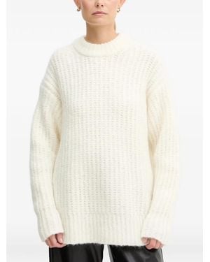 MICHAEL Michael Kors Textured Knit Sweater - White