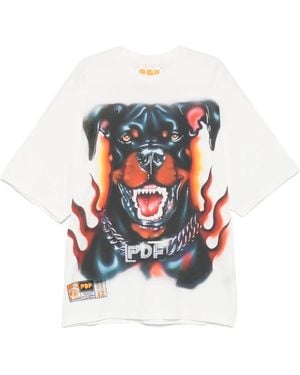 PDF Graphic-Print T-Shirt - White