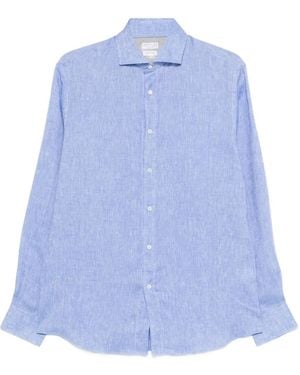 Brunello Cucinelli Linen Shirt - Blue