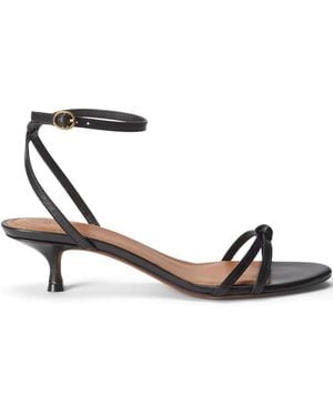 Polo Ralph Lauren 45Mm Leather Sandals - Metallic