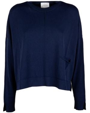 Cinque Jersey Con Detalle De Costuras - Azul