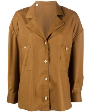 Giuliva Heritage Meryl Long-Sleeve Shirt - Brown