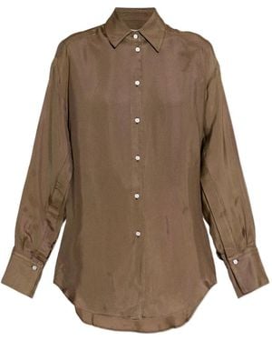 Rohe Button-Up Shirt - Brown