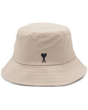 Ami Paris Sobrero de pescador Ami de Coeur - Blanco