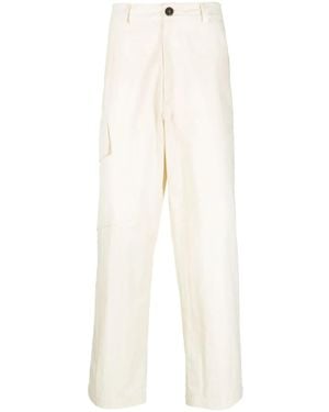 Studio Nicholson Straight-Leg Cargo Trousers - White