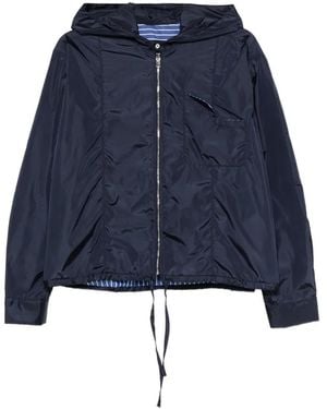 CUANTICO Chaqueta con cremallera y capucha - Azul