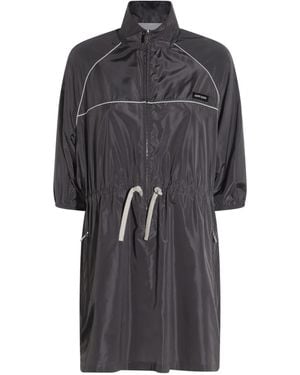 Miu Miu Robe Mi-Longue À Taille Ceinturée - Gris