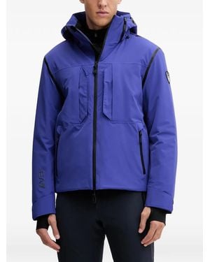 EA7 Veste De Ski À Patch Logo - Blue