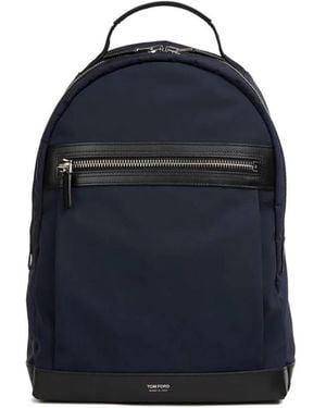 Tom Ford Mochila con cremallera - Azul
