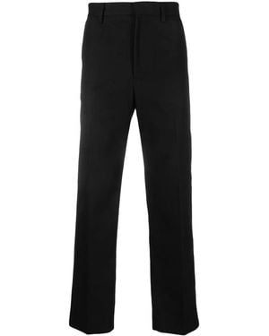 Acne Studios High-Waisted Straight-Leg Pants - Black