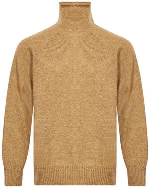 YMC Bea Rollkragenpullover Mit Raglanärmeln - Natur