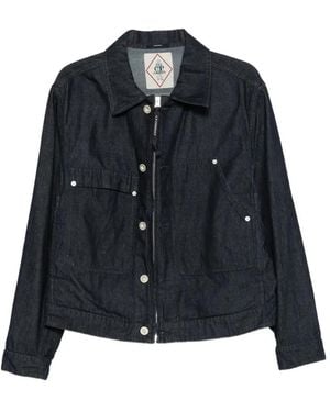 C.P. Company 3/1 Denim Zip Jacket - Blue
