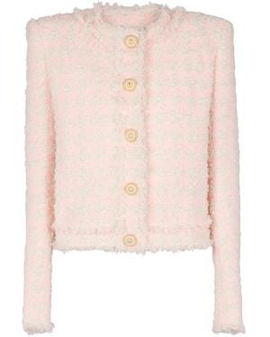 Balmain Tweed Jacket - Pink