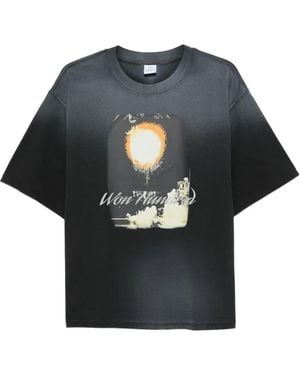 Won Hundred Houston Rocket Printed T-Shirt - Black