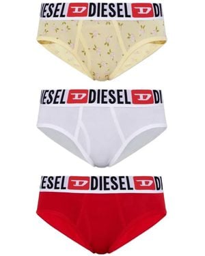 DIESEL Bragas Con Logo En La Cinturilla - Blanco
