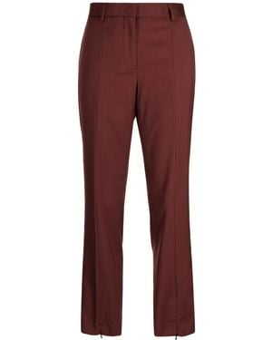 Paul Smith ウール テーパードパンツ - レッド