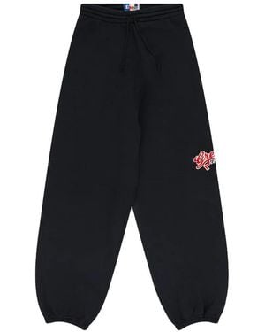 Greedy Unit Graffiti Track Pants - Blue