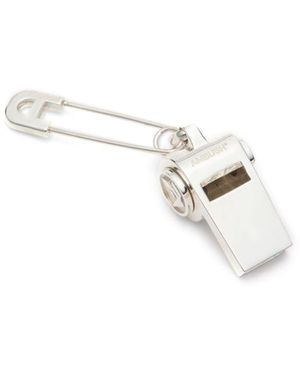 Ambush Whistle ドロップピアス - ホワイト