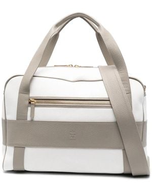 Eleventy Reisetasche Aus Canvas - Grau