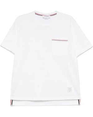 Thom Browne Rwbトリム Tシャツ - ホワイト