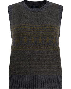 Soeur Namaste Knitted Vest - ブラック