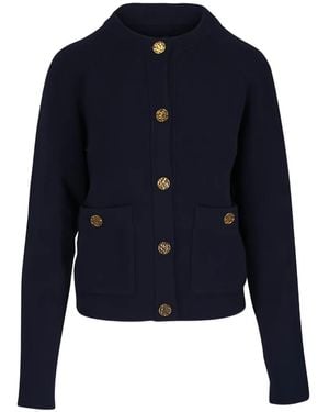 TOTEME Vest Met Zakknoop - Blauw