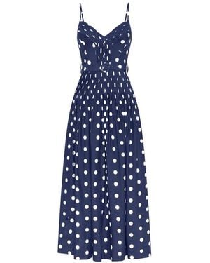 knee length dresses for ladies Nicholas Melody Dress in Lenia Butter – TrenLend