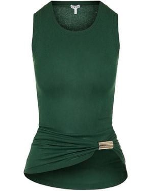 Loewe Débardeur À Col Rond - Green