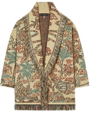 Alanui Cardigan Sketched By The Ses À Franges - Neutre