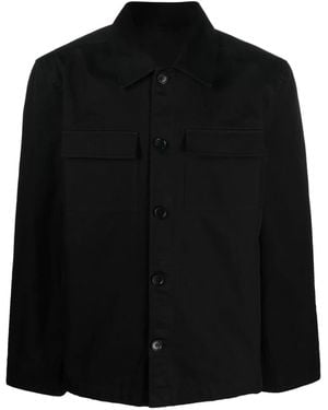 Filippa K ボタン シャツジャケット - ブラック