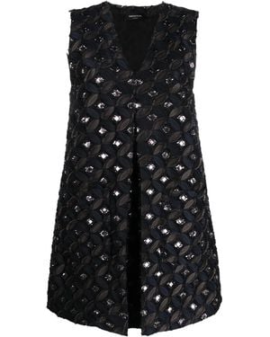 Fabiana Filippi Fil Coupé Mini Dress - Black
