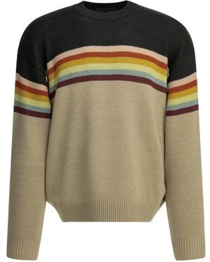 Kapital Maglione A Righe - Nero