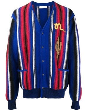 Toga Virilis Cardigan Con Scollo A V - Blu