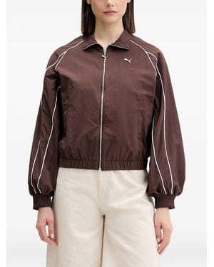 PUMA T7 Balloon Jacket - Brown