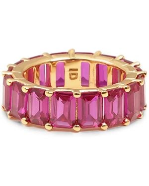 Izabel Display Chunky Crystal-Embellished Ring - Pink
