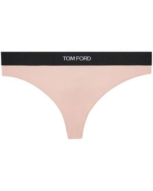 Tom Ford ロゴ ブリーフ - ナチュラル