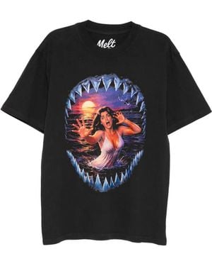 Melt Graphic T-Shirt - Black