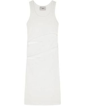 Coperni Cut-Out Mini Dress - White