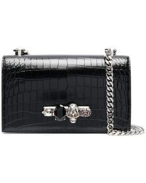 McQueen Klassische Satchel-Tasche - Schwarz