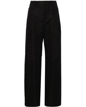 Wardrobe NYC Wide-Leg Tailored Trousers - Black