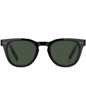 Tommy Hilfiger Sonnenbrille Mit Rundem Gestell - Grün