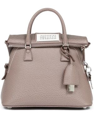 Maison Margiela Mini 5Ac Classique Shoulder Bag - Natural