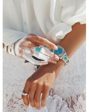 Thomas Sabo Anillo De Cóctel Elyndra Con Aplique De Zirconia - Gris