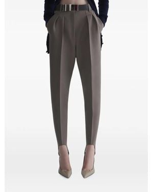 Mugler Klassische Karottenhose - Grau